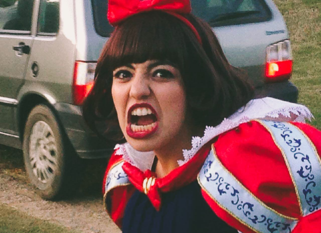 Torta de maçã da branca de neve