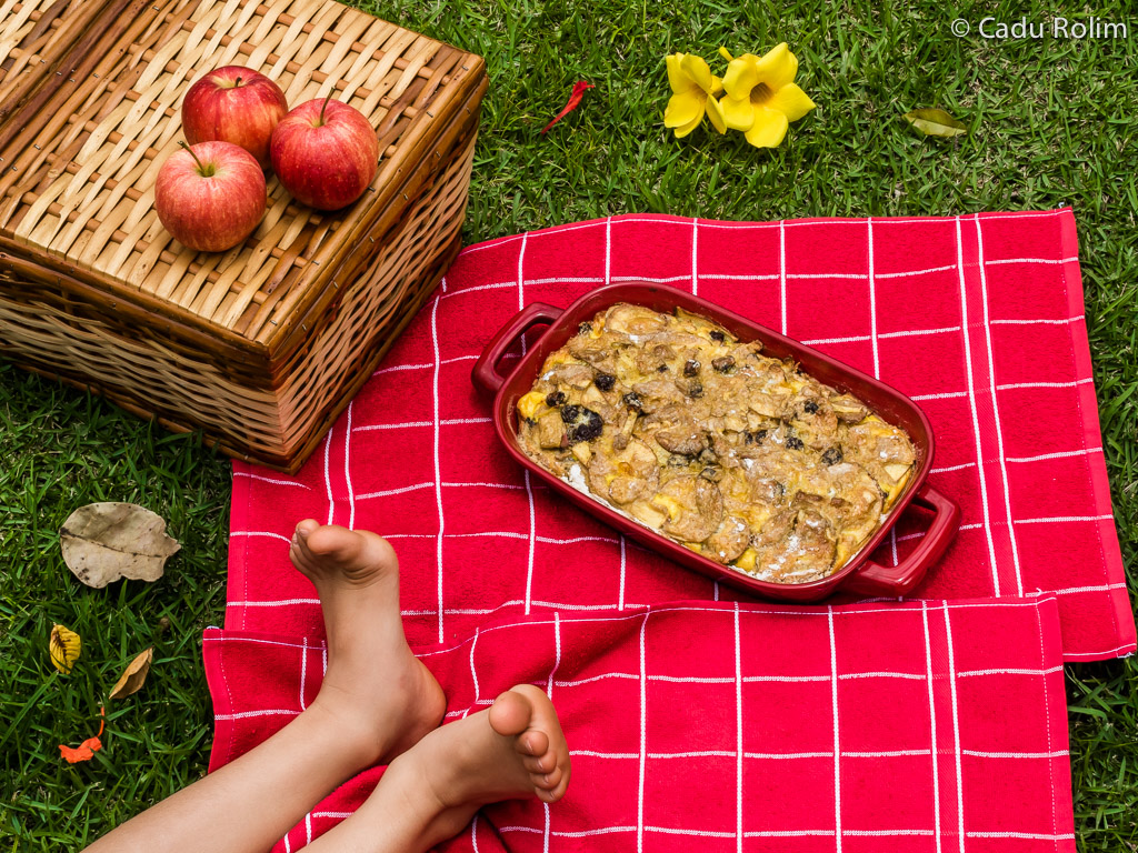 Torta de maçã da branca de neve